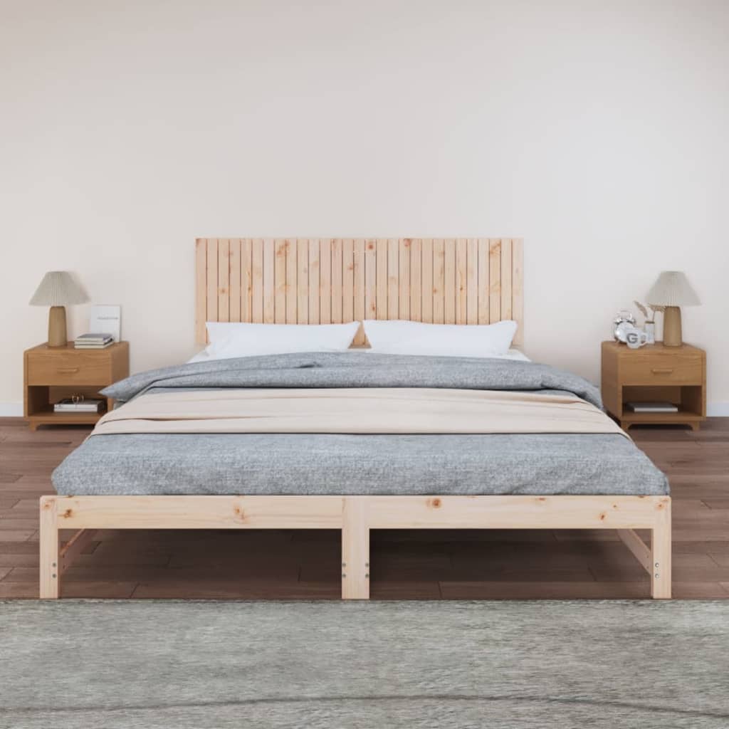 sengegavl 185x3x60 cm massivt fyrretræ