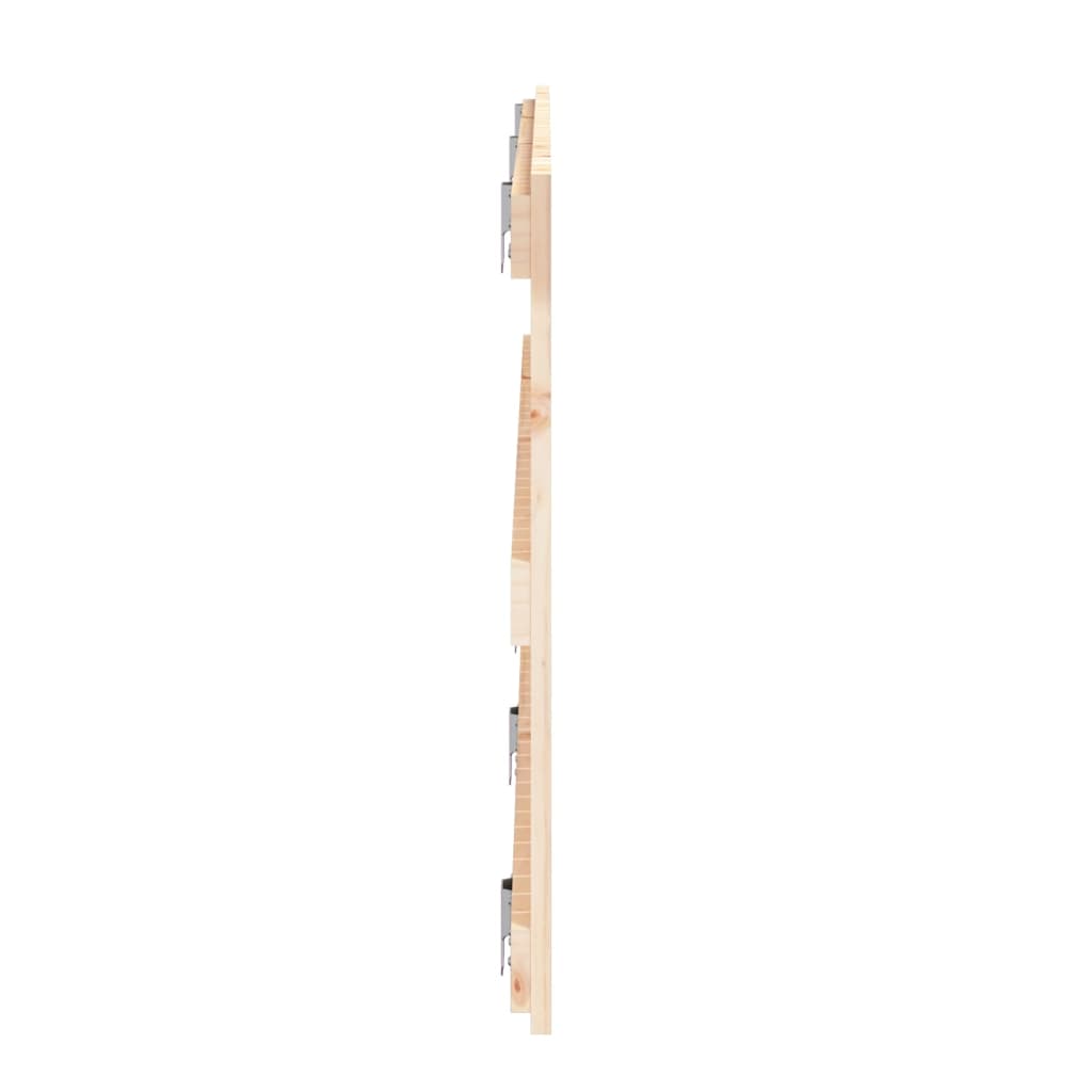 sengegavl 185x3x60 cm massivt fyrretræ