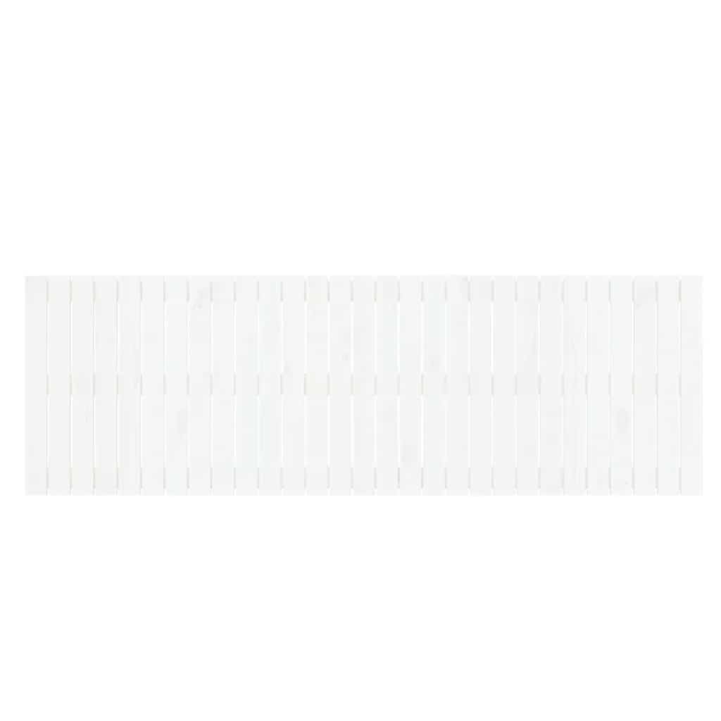 sengegavl 185x3x60 cm massivt fyrretræ hvid
