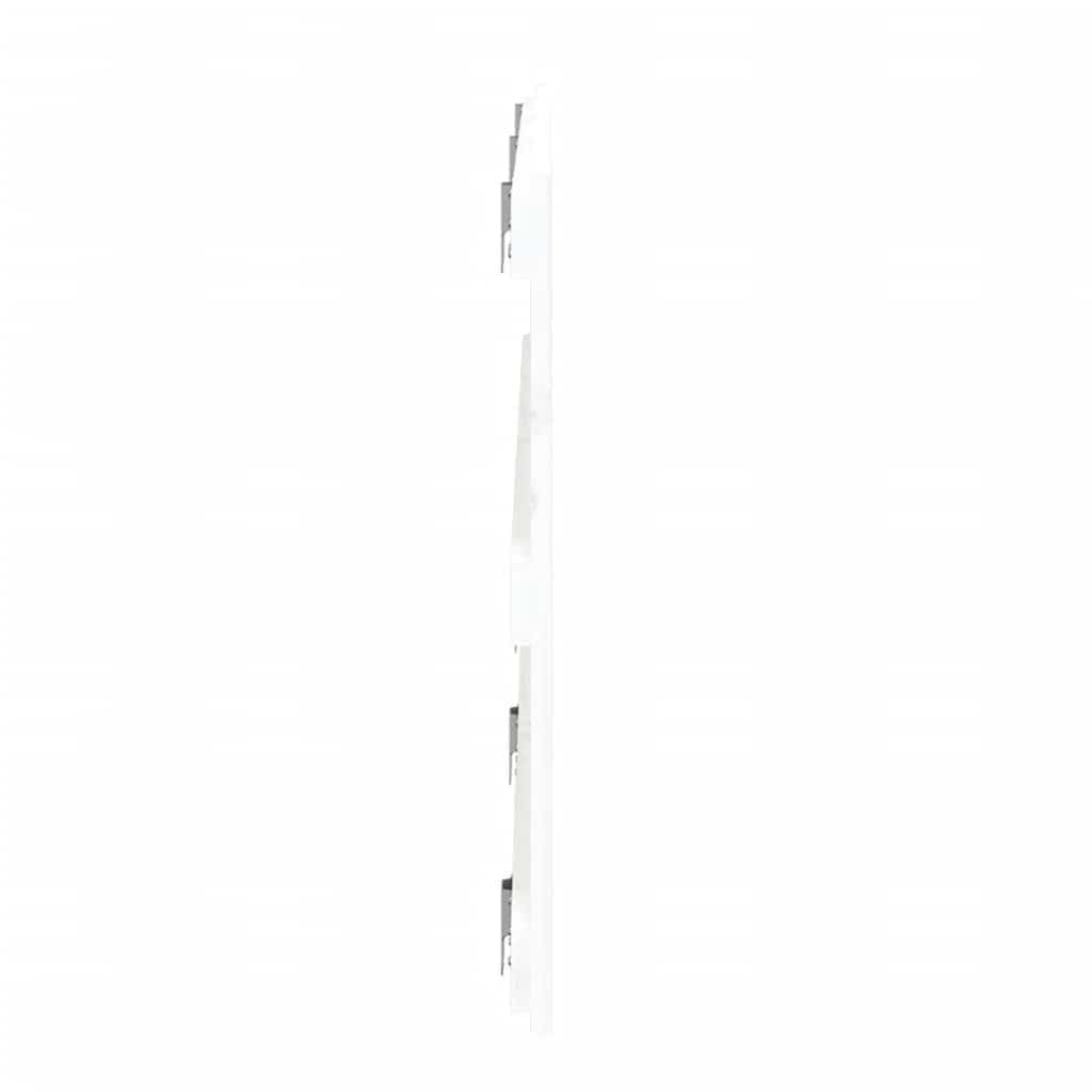 sengegavl 185x3x60 cm massivt fyrretræ hvid