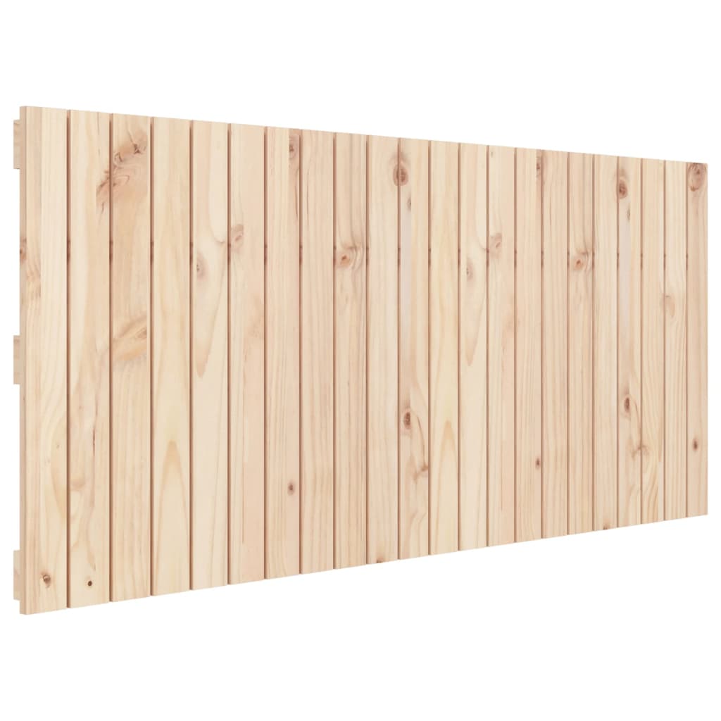 sengegavl 140x3x60 cm massivt fyrretræ