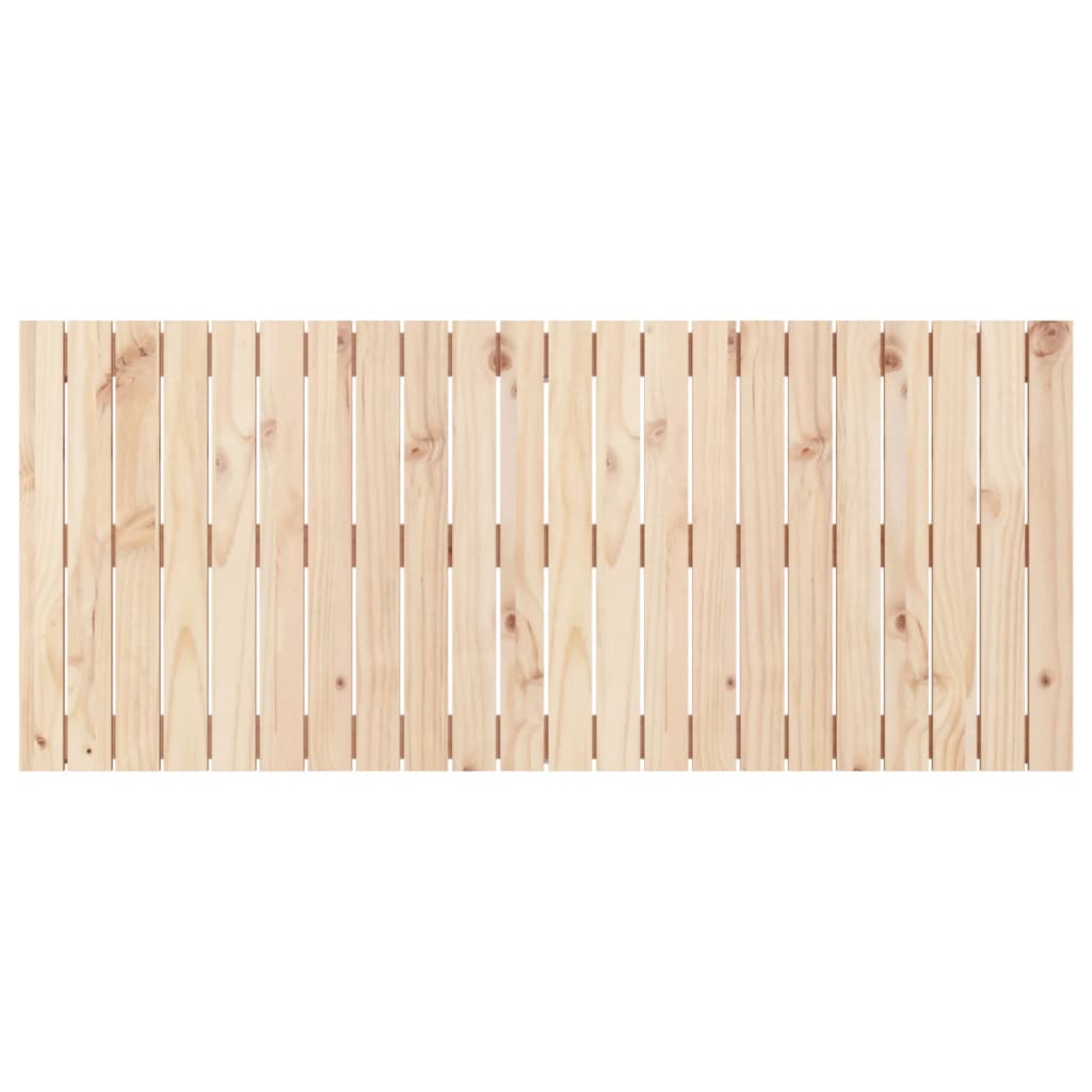 sengegavl 140x3x60 cm massivt fyrretræ
