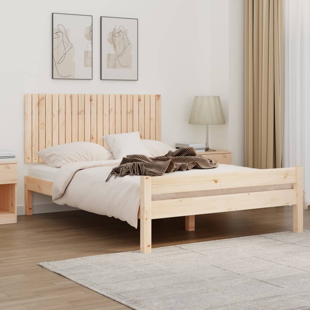 sengegavl 140x3x60 cm massivt fyrretræ