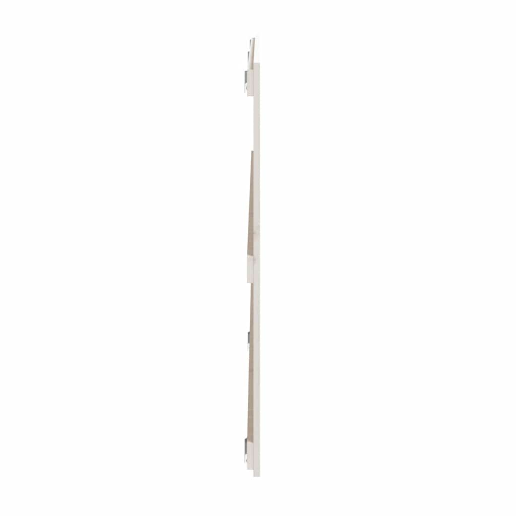 sengegavl 204x3x90 cm massivt fyrretræ hvid