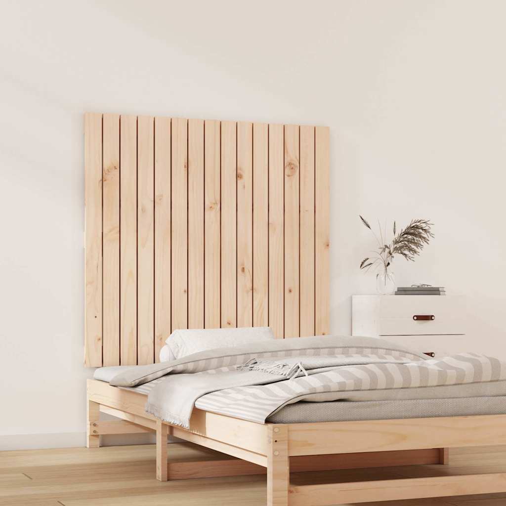 sengegavl 95,5x3x90 cm massivt fyrretræ