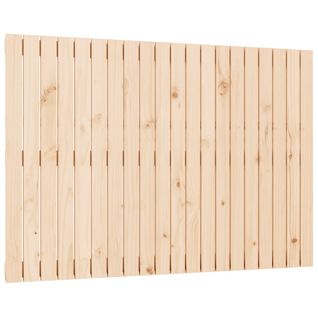 sengegavl 127,5x3x90 cm massivt fyrretræ