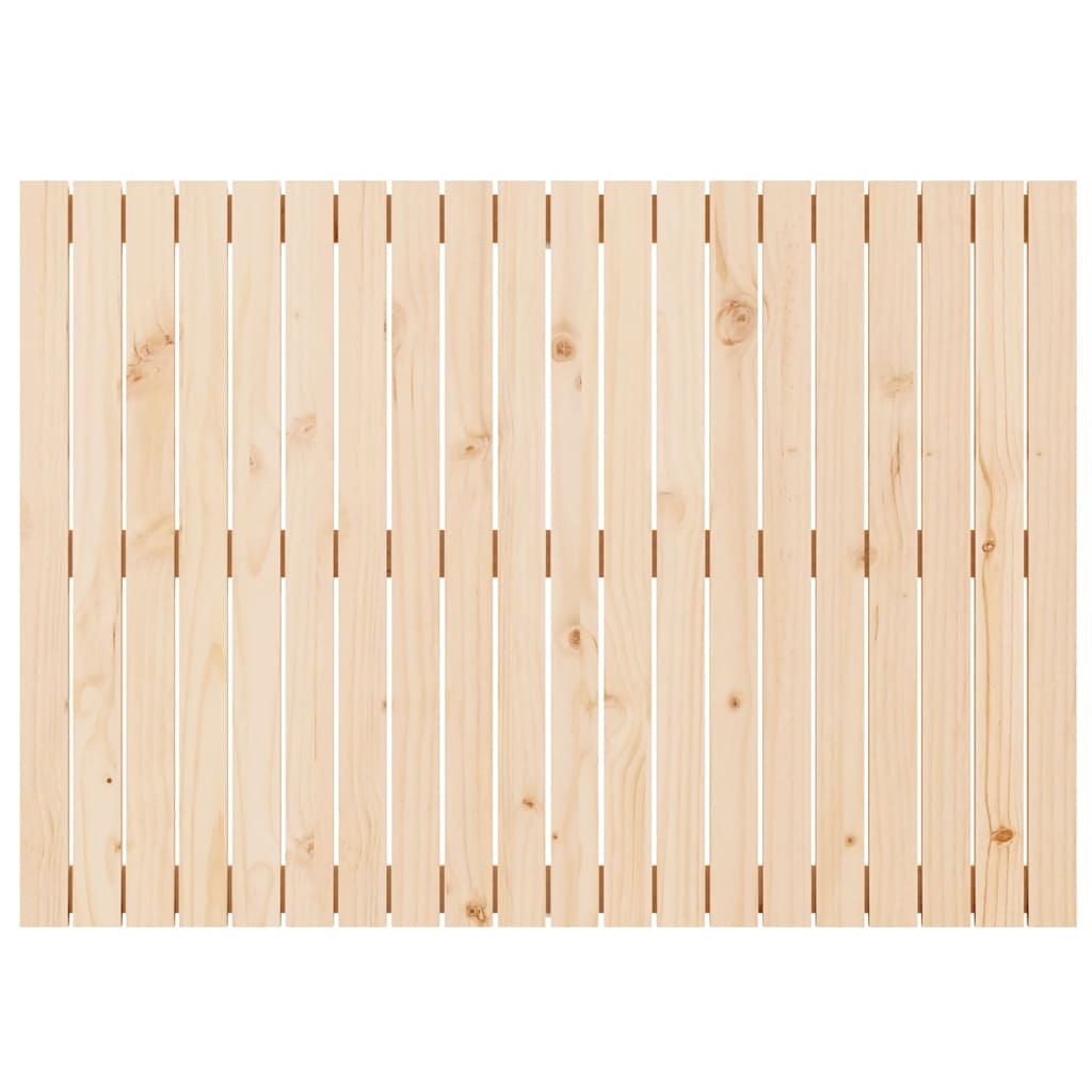 sengegavl 127,5x3x90 cm massivt fyrretræ