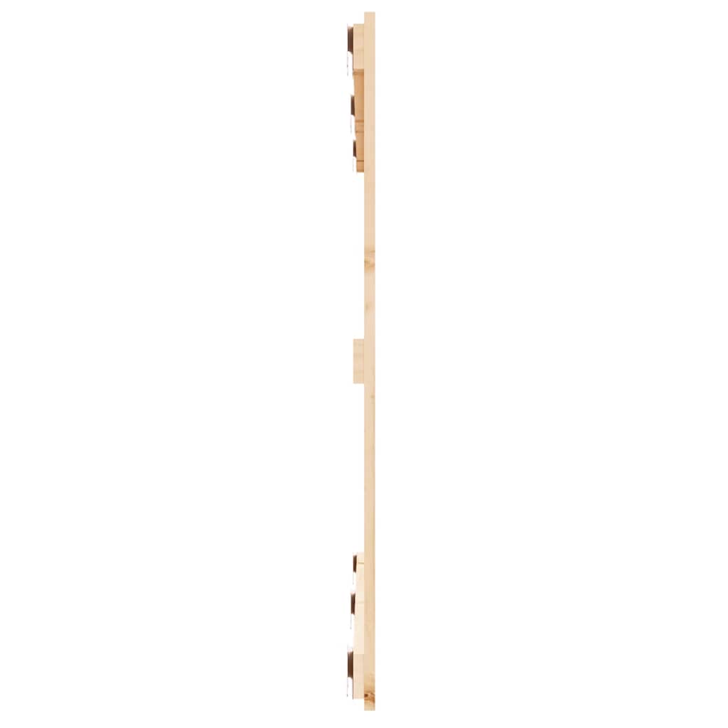 sengegavl 127,5x3x90 cm massivt fyrretræ