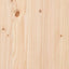 sengegavl 127,5x3x90 cm massivt fyrretræ