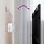 sengegavl 166x3x90 cm massivt fyrretræ sort