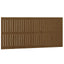 sengegavl 185x3x90 cm massivt fyrretræ gyldenbrun