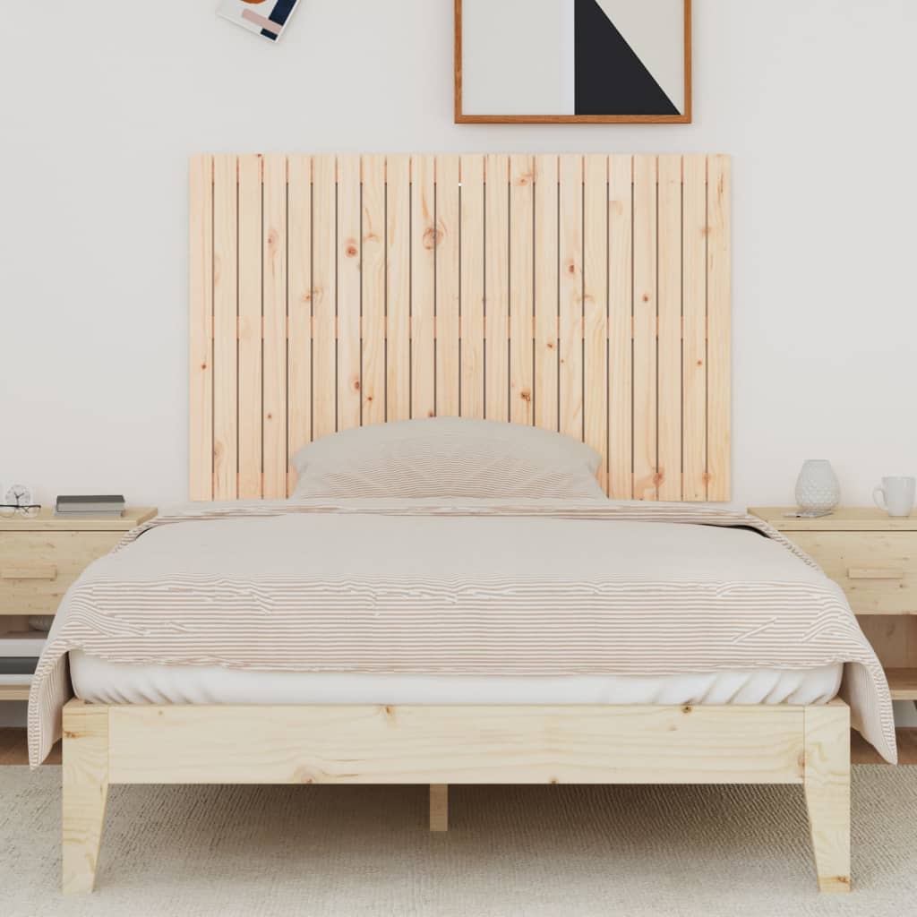 sengegavl 140x3x90 cm massivt fyrretræ