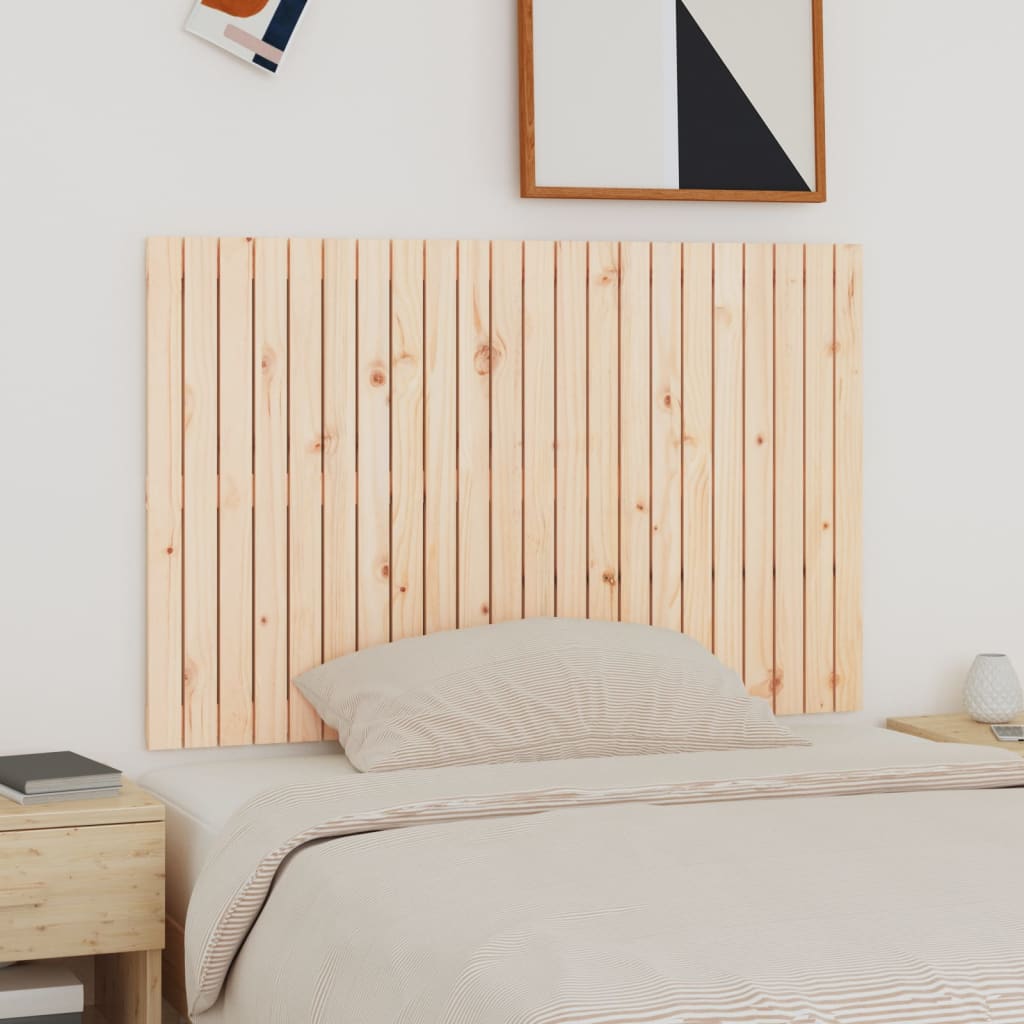 sengegavl 140x3x90 cm massivt fyrretræ