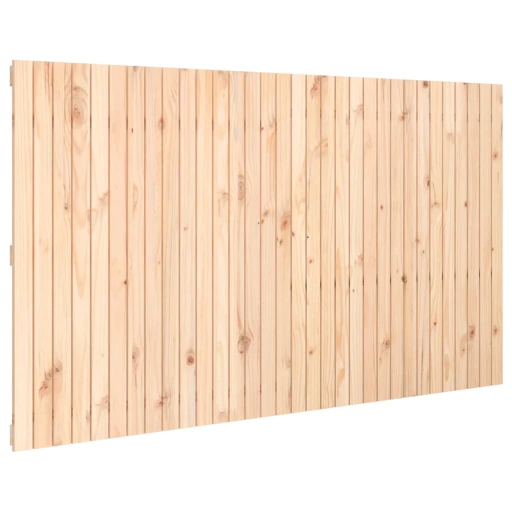 sengegavl 204x3x110 cm massivt fyrretræ
