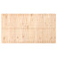 sengegavl 204x3x110 cm massivt fyrretræ