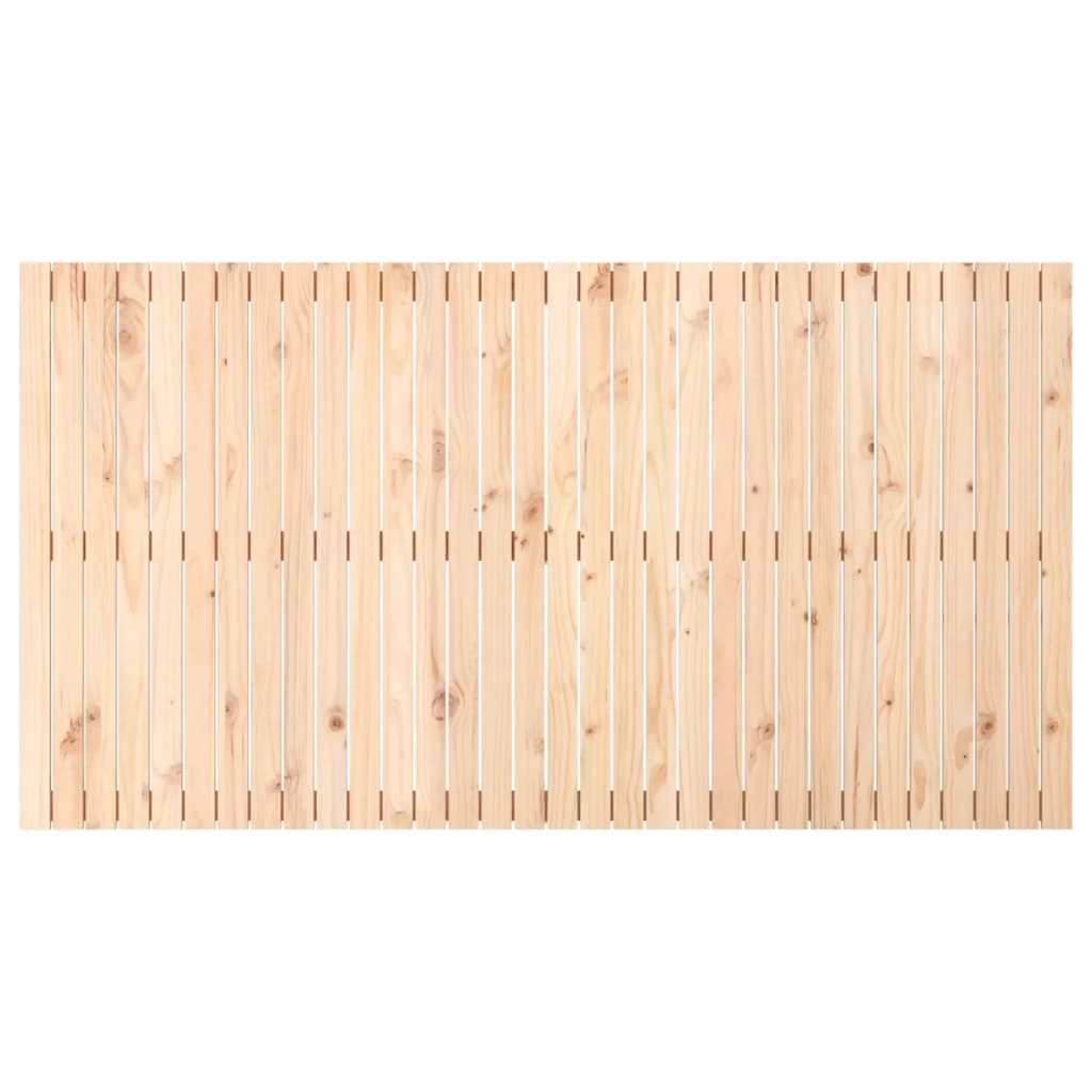 sengegavl 204x3x110 cm massivt fyrretræ