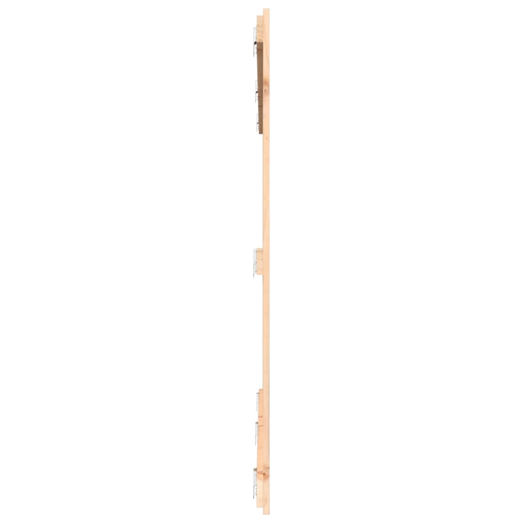 sengegavl 204x3x110 cm massivt fyrretræ