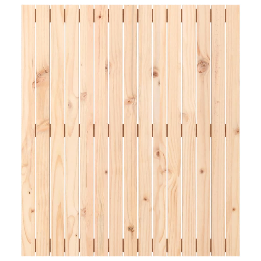 sengegavl 95,5x3x110 cm massivt fyrretræ
