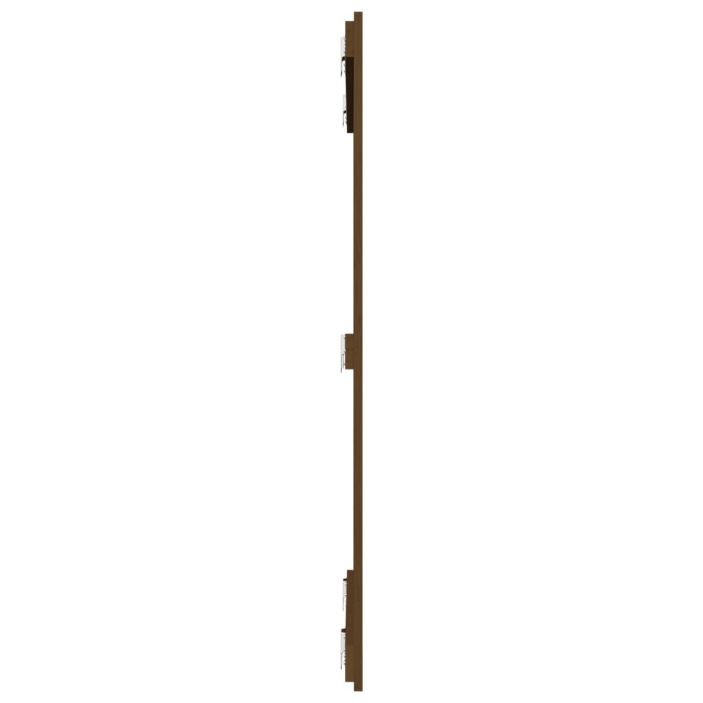 sengegavl 95,5x3x110 cm massivt fyrretræ gyldenbrun