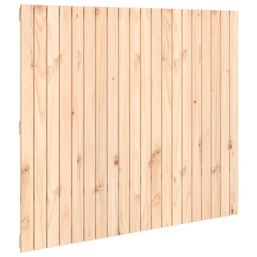 sengegavl 127,5x3x110 cm massivt fyrretræ