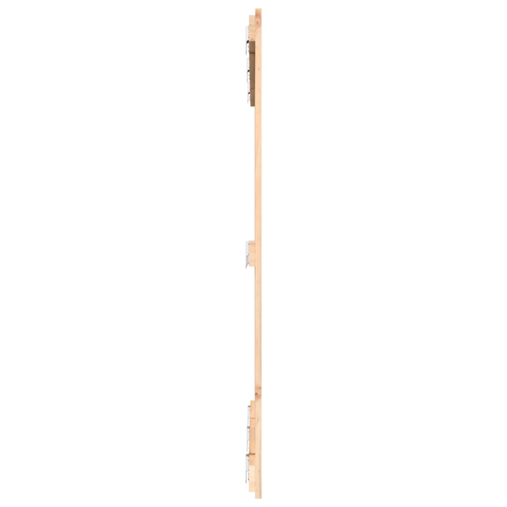 sengegavl 127,5x3x110 cm massivt fyrretræ