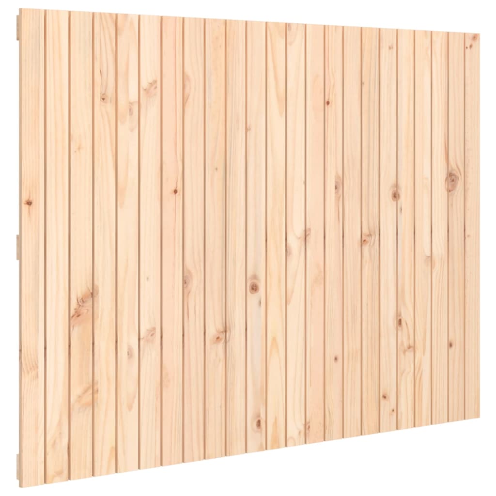 sengegavl 146,5x3x110 cm massivt fyrretræ