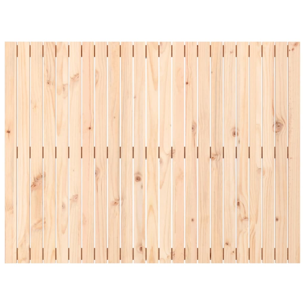 sengegavl 146,5x3x110 cm massivt fyrretræ