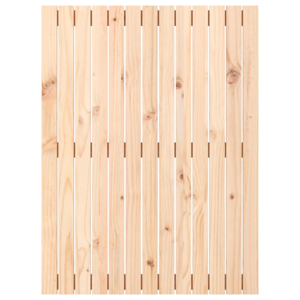 sengegavl 82,5x3x110 cm massivt fyrretræ
