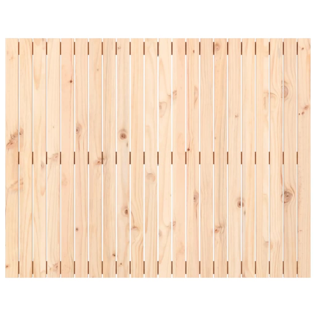 sengegavl 140x3x110 cm massivt fyrretræ