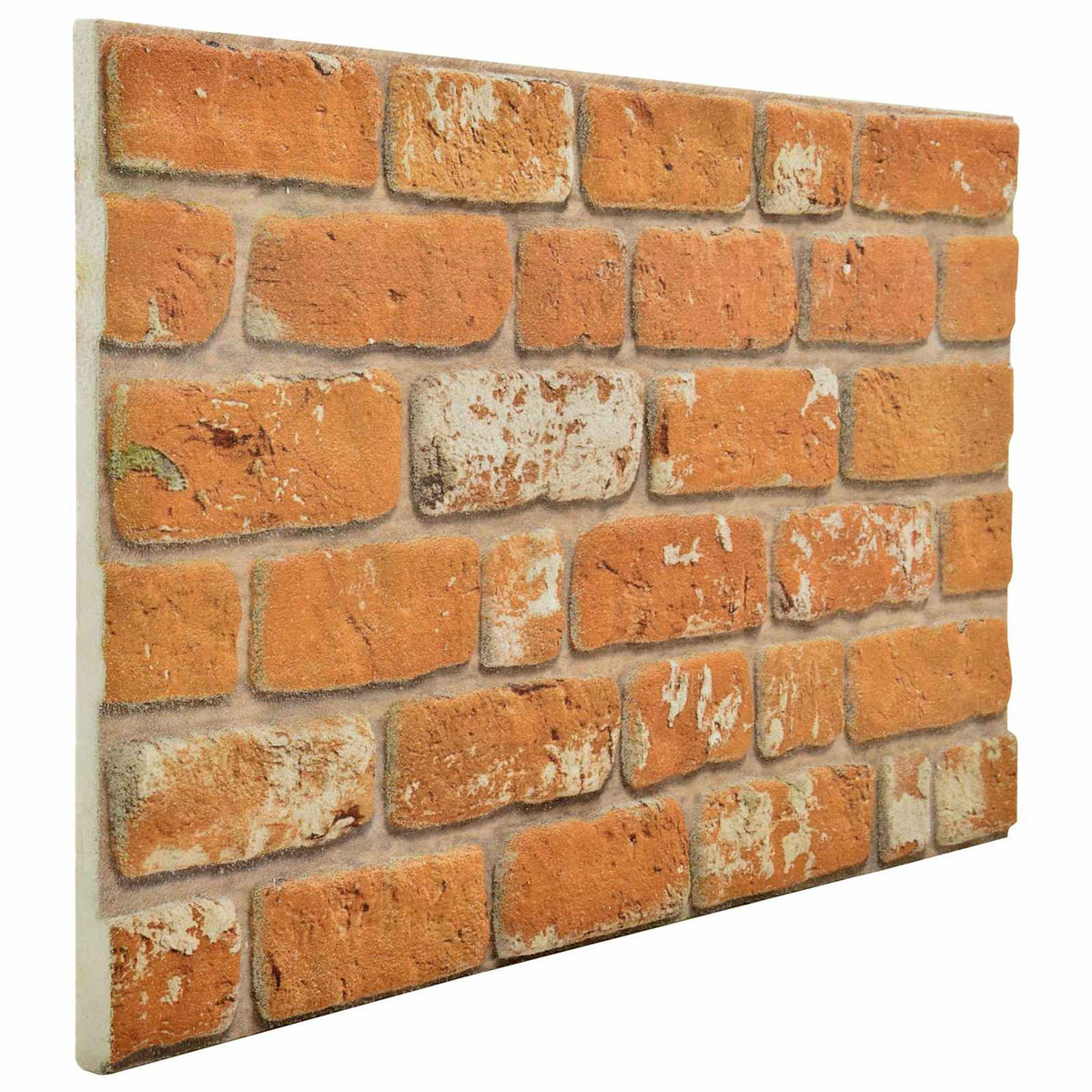 Vægpaneler 10 stk. 100 x 50 cm Mursten EPS Skum