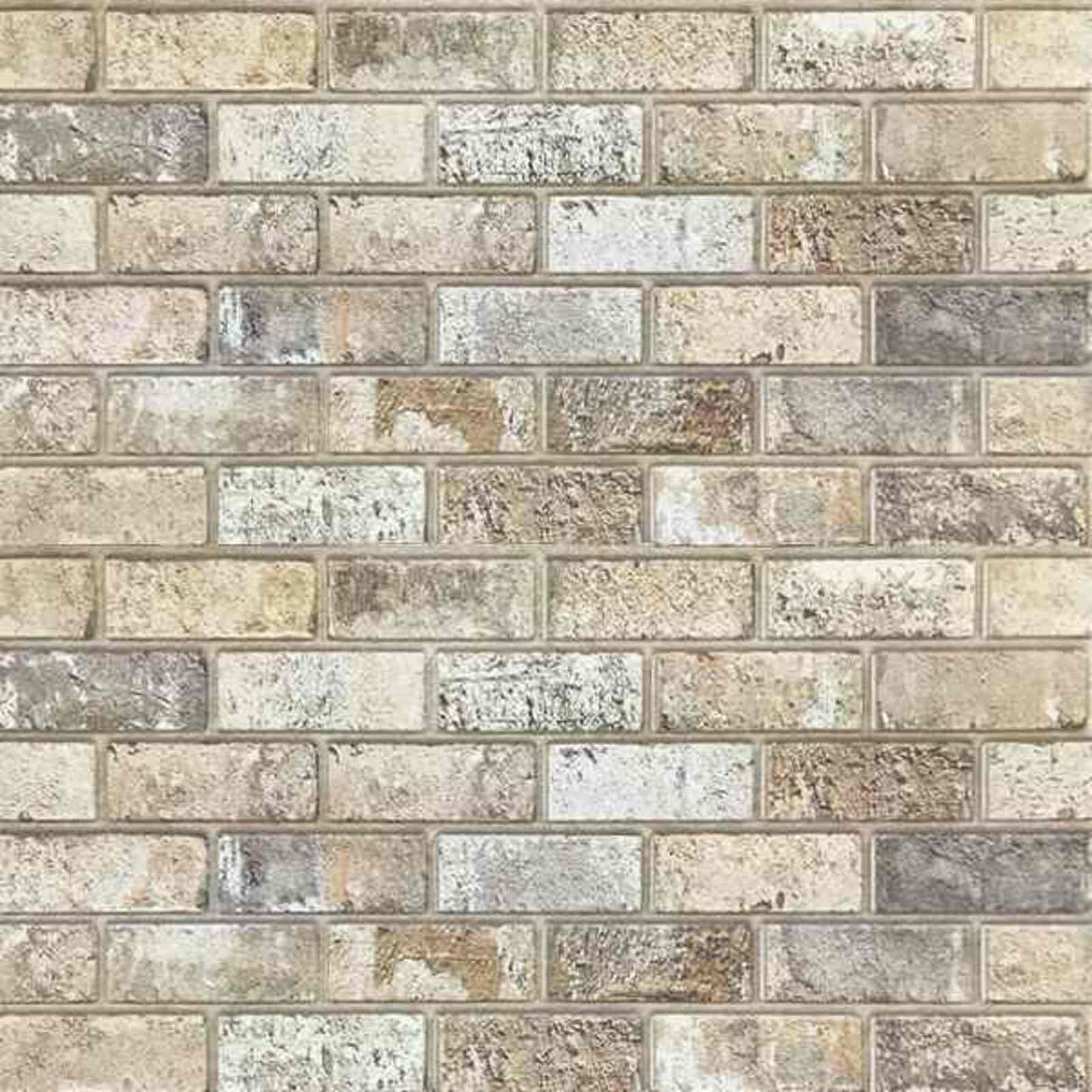 Vægpaneler 10 stk. 100 x 50 cm Sandfarvet EPS Skum