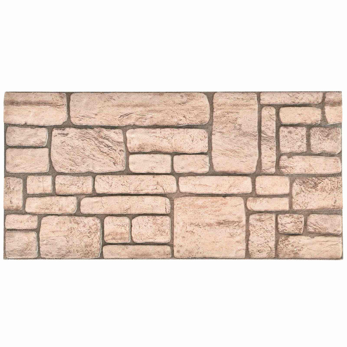 Vægpaneler 10 stk. 100 x 50 cm Beige EPS Skum