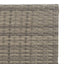 foldbart bistrobord 55x54x71 cm polyrattan grå