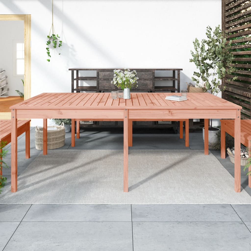 havebord 203,5x100x76 cm massivt douglasgran