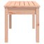 havebænk 80x44x45 cm massivt douglasgran