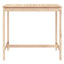 havebord 121x82,5x110 cm massivt fyrretræ