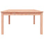 havebord 121x82,5x45 cm massivt douglasgran