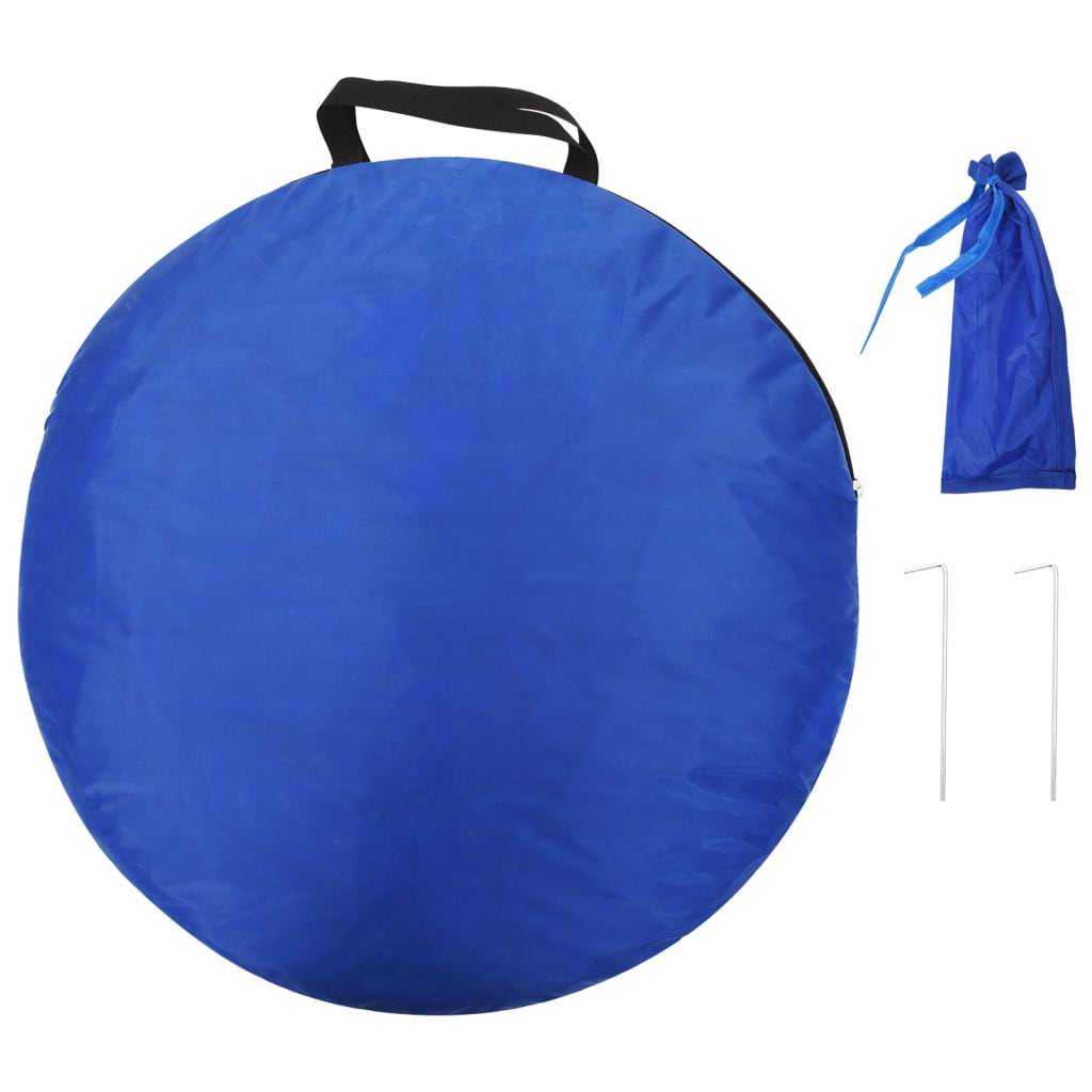 agilitytunnel til hunde Ø40x200 cm polyester blå