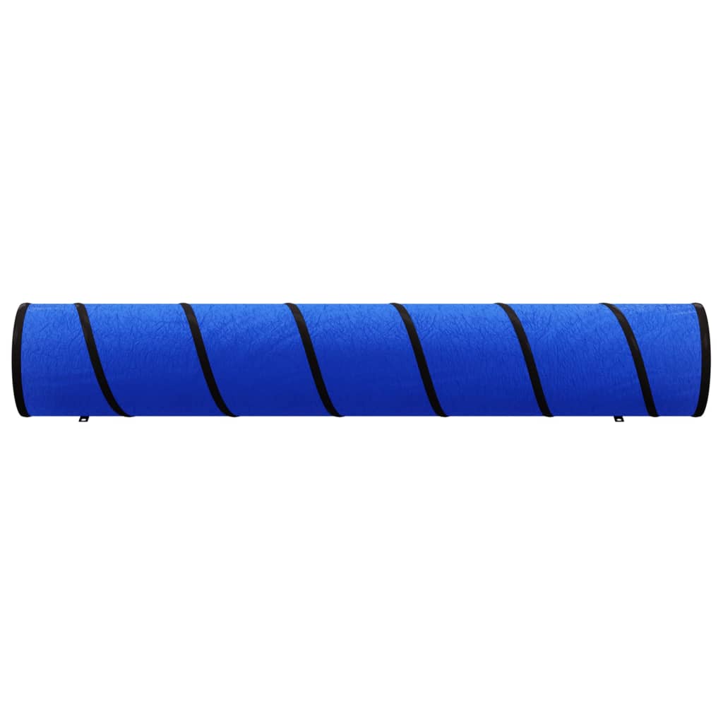 agilitytunnel til hunde Ø50x300 cm polyester blå