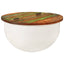 sofabord 50x27 cm massivt genbrugstræ hvid