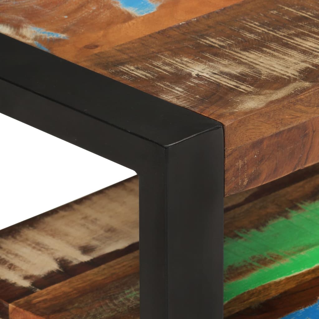 tv-bord 120x30x45 cm massivt genbrugstræ
