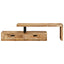 TV-bord (118-200) x 30 x 40 cm massivt træ mango