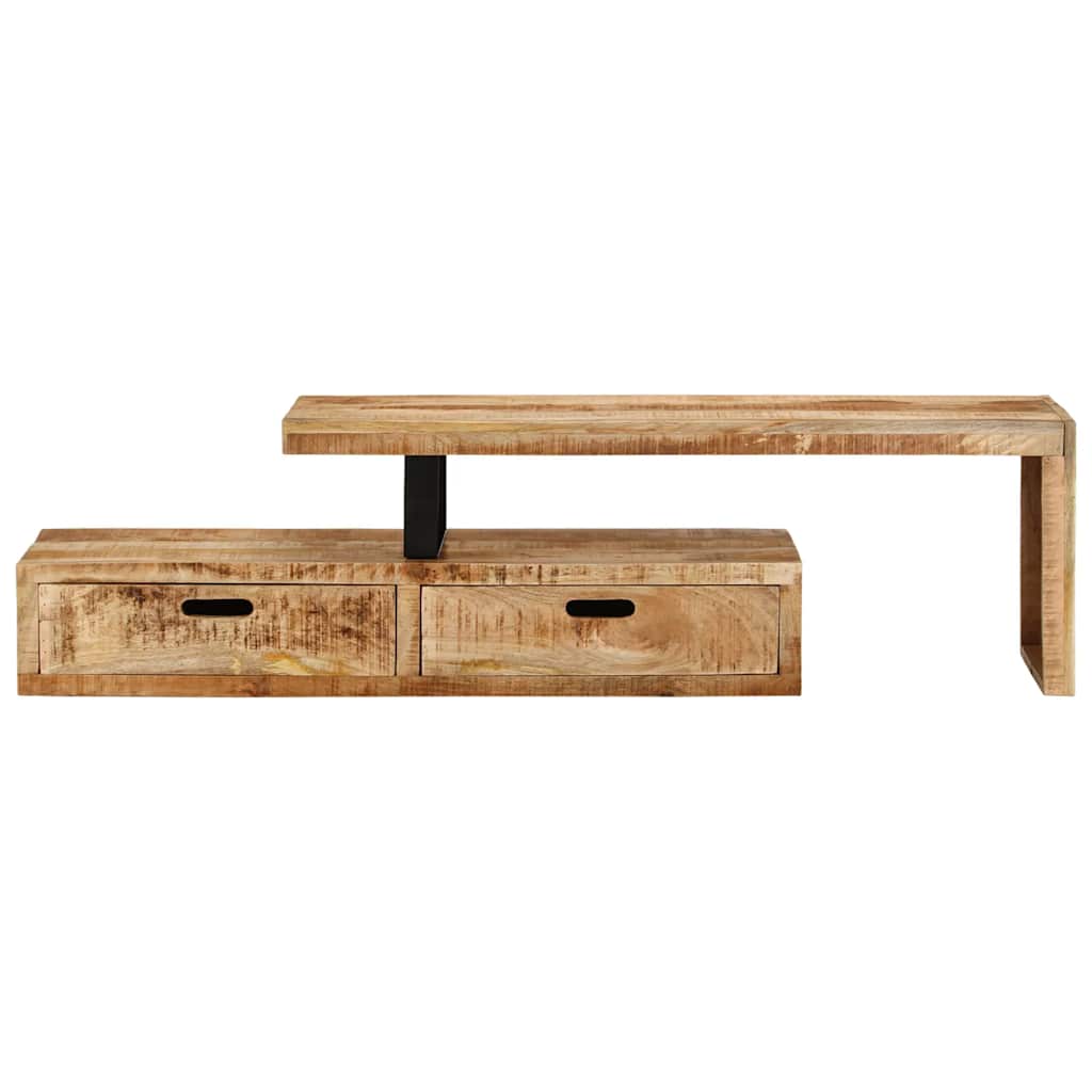 TV-bord (118-200) x 30 x 40 cm massivt træ mango