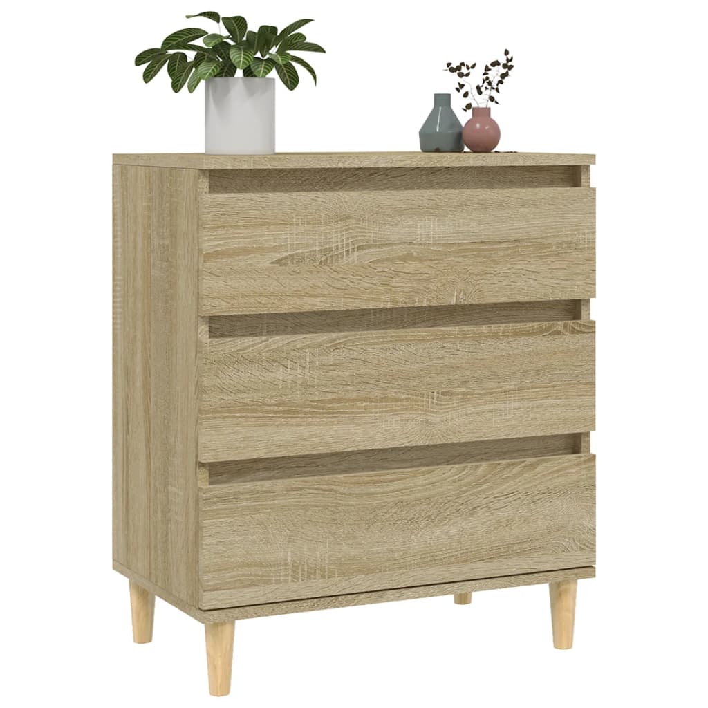 skænk 60x35x70 cm konstrueret træ sonoma-eg