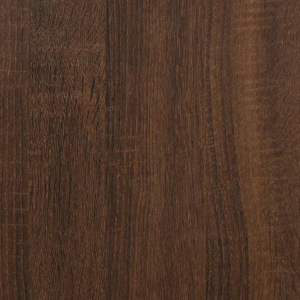 skænk 60x35x70 cm konstrueret træ brun egetræsfarve