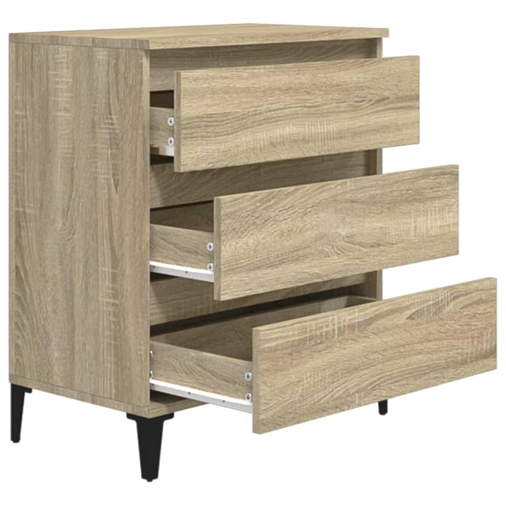 skænk 60x35x70 cm konstrueret træ sonoma-eg