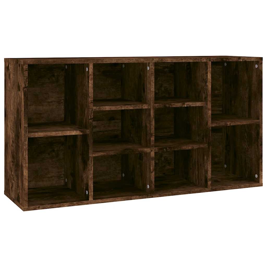 skobænk 103x30x55 cm konstrueret træ røget egetræsfarve