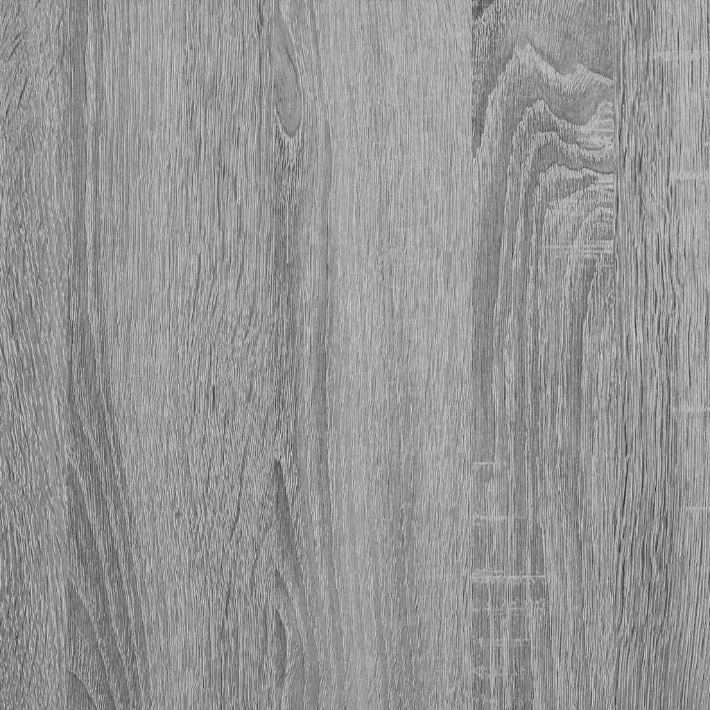 badeværelsesskab 60x32x53,5 cm konstrueret træ grå sonoma-eg