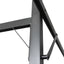 pergola med sammenrulleligt tag 295x292x230 cm gråbrun