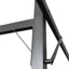 pergola med sammenrulleligt tag 589x292x230 cm gråbrun